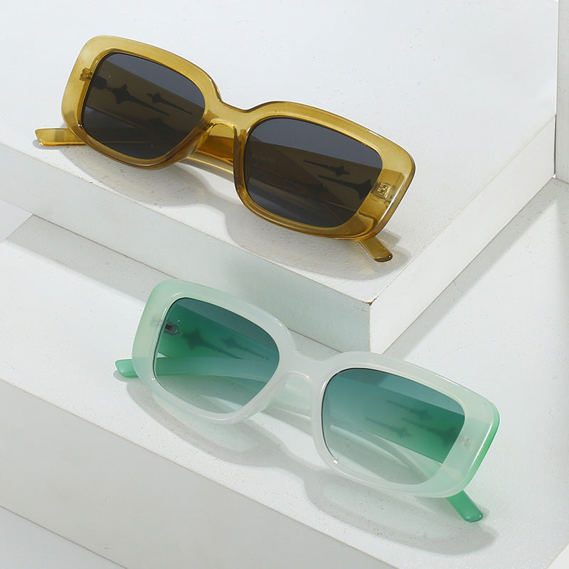 Modern Minimalist Square Frame Sunglasses Stornfield