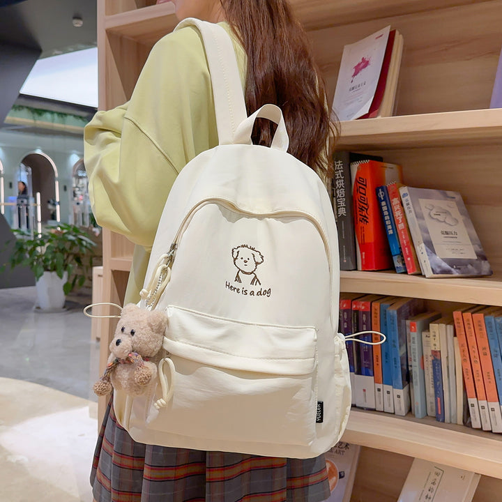 Playful Illustrated Casual Backpack Stornfield