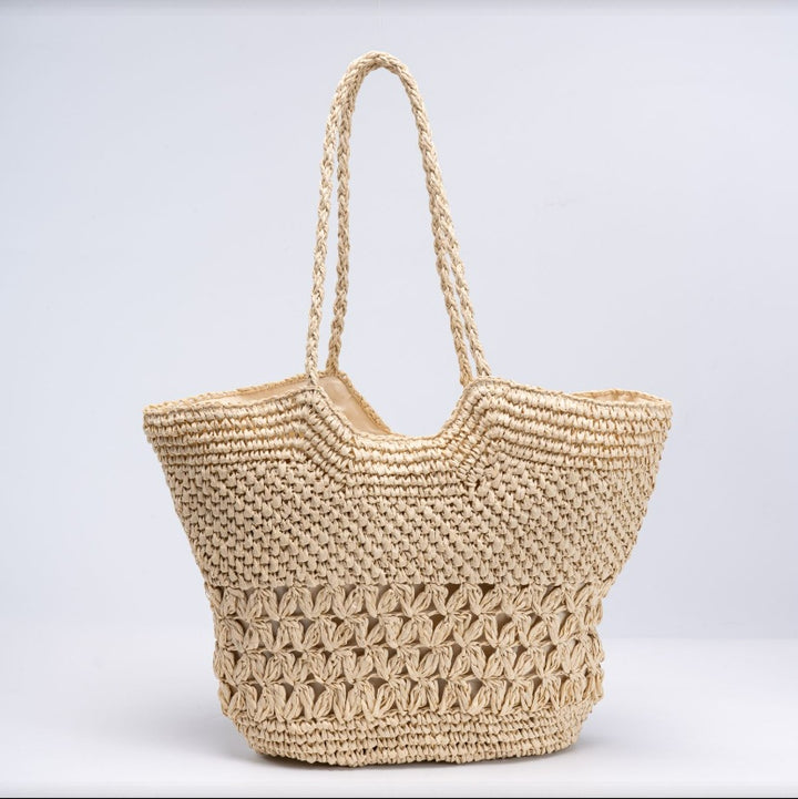 Large Basket Bag with Structured Design Stornfield