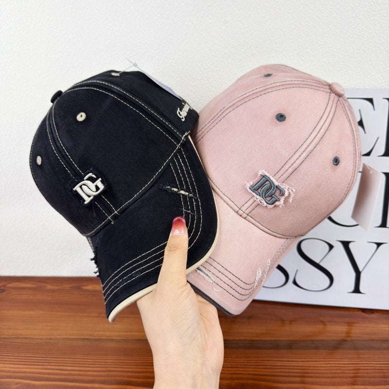 Men's Distressed Cotton Baseball Cap Stornfield 1784270840
