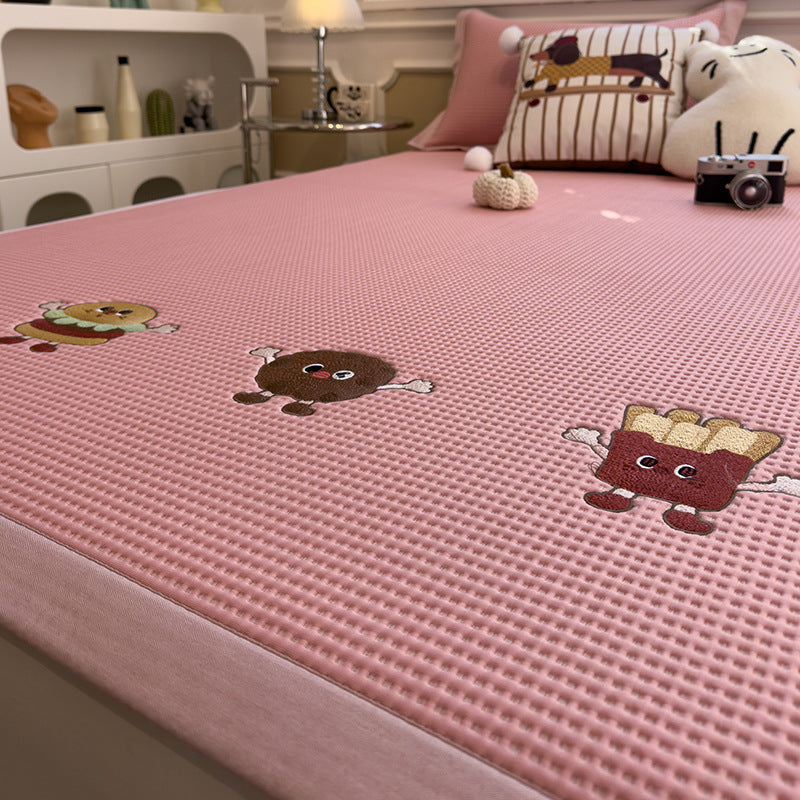 Decorative Embroidered Mattress Cover