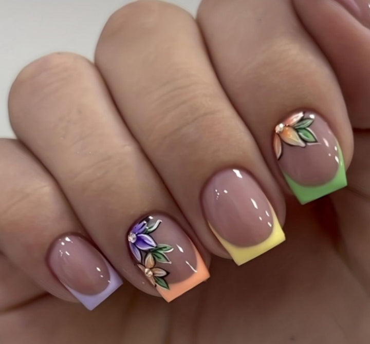 Floral Gradient Nail Art Kit Stornfield