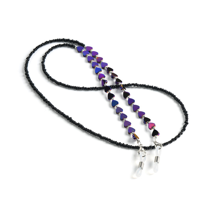 Heart-Shaped Beaded Eyewear Chain Stornfield
