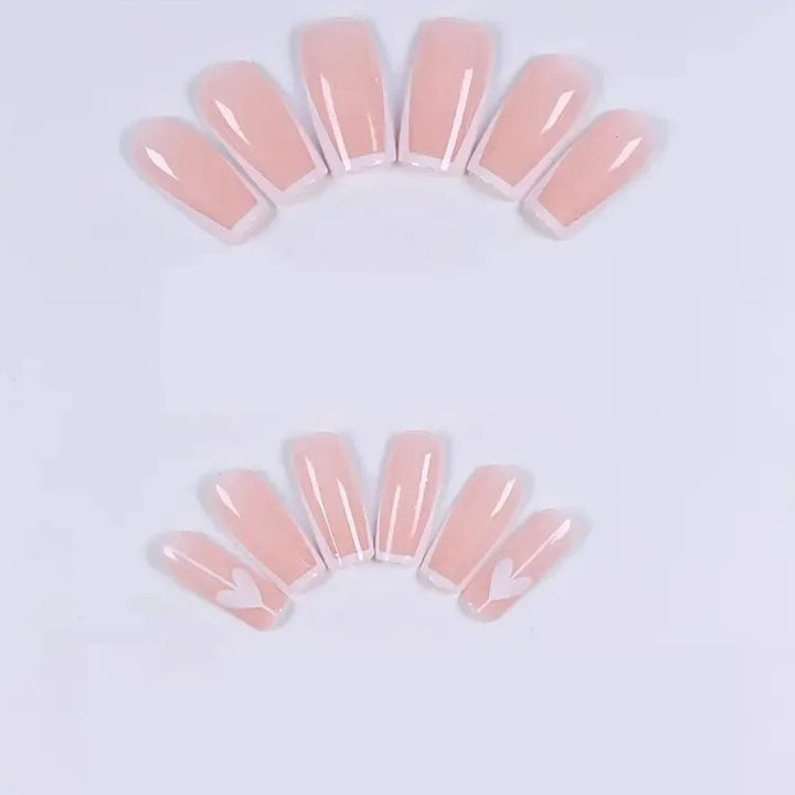 Elegant Heart Design Nail Enhancements Stornfield