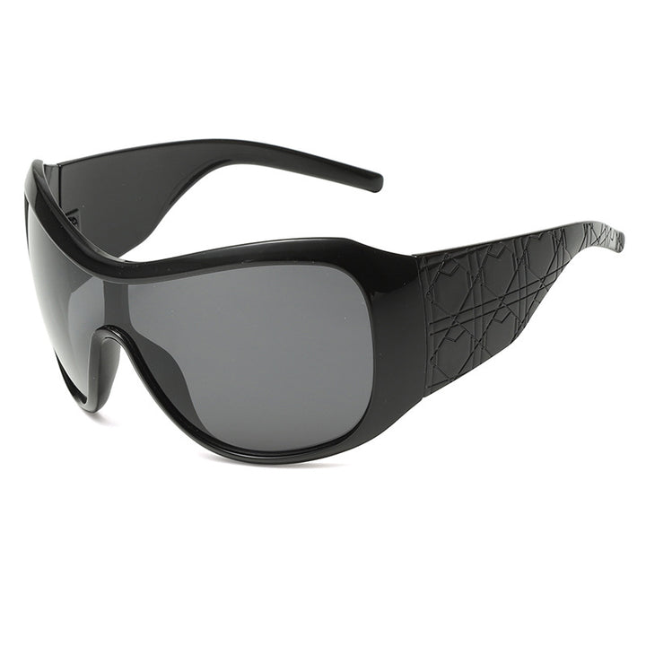 Men's Sporty Wraparound Sunglasses Stornfield
