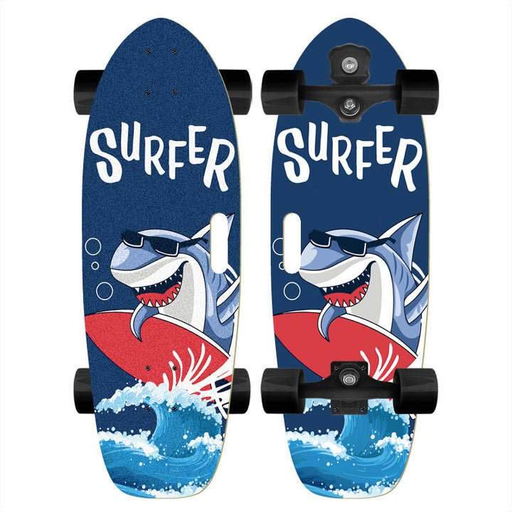 Skateboard with Custom Cartoon Design Stornfield