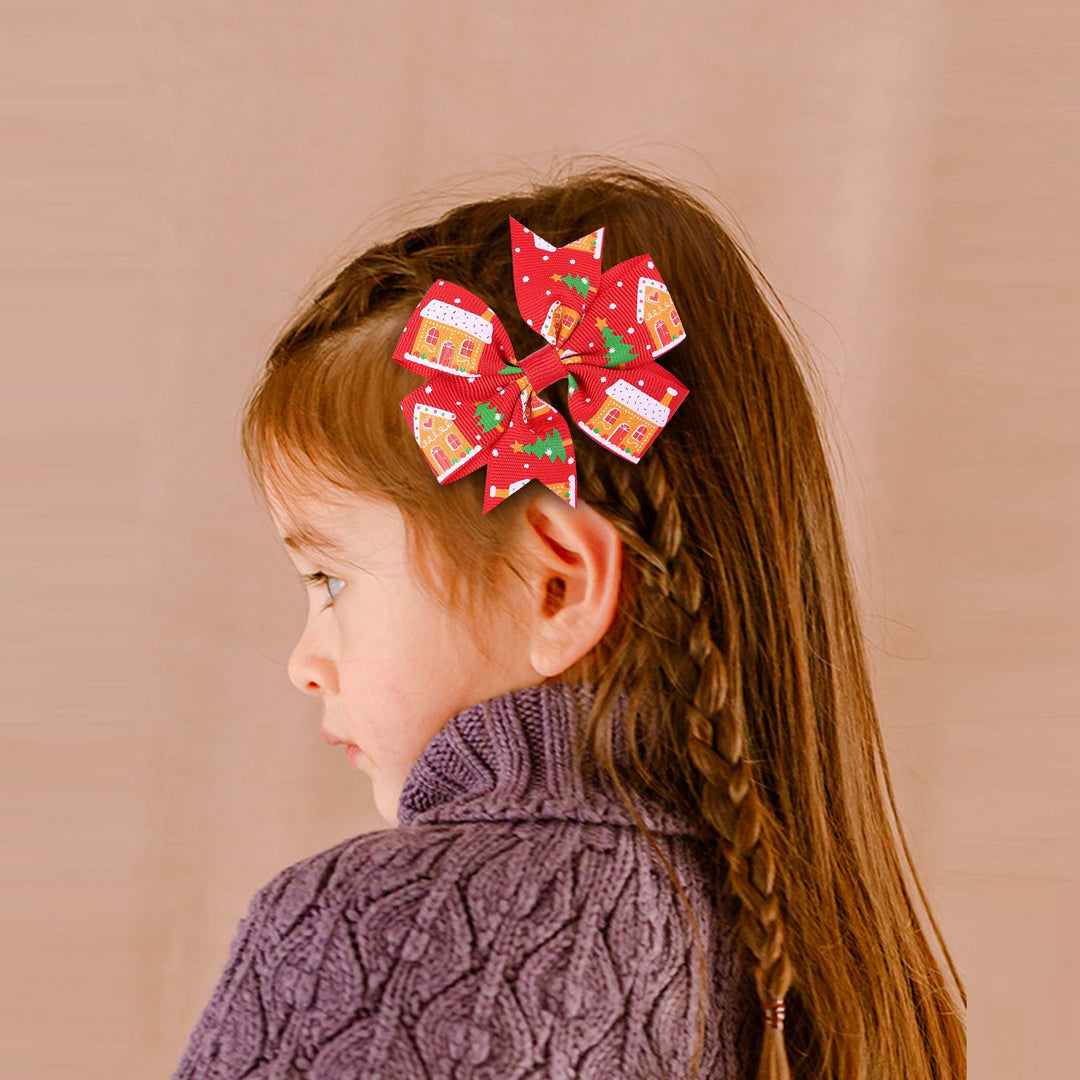 Festive Holiday Hair Bow Stornfield