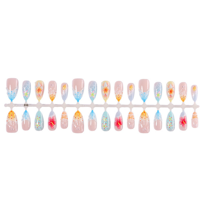 Creative Nail Art Set with Floral Design Stornfield