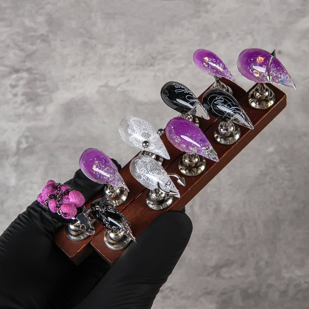 Artistic Stiletto Nail Art Tips