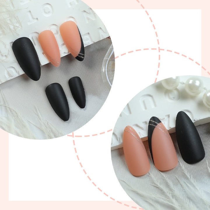 Acrylic nail set with elegant shapes and surfaces Stornfield