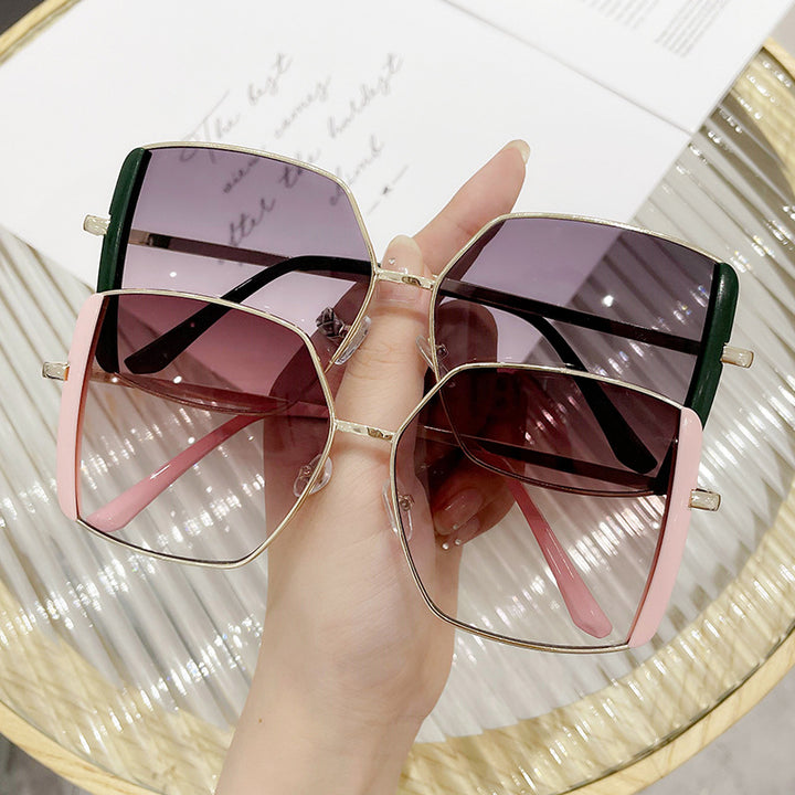Women's Geometric Sunglasses with Luxurious Metal Frame Stornfield