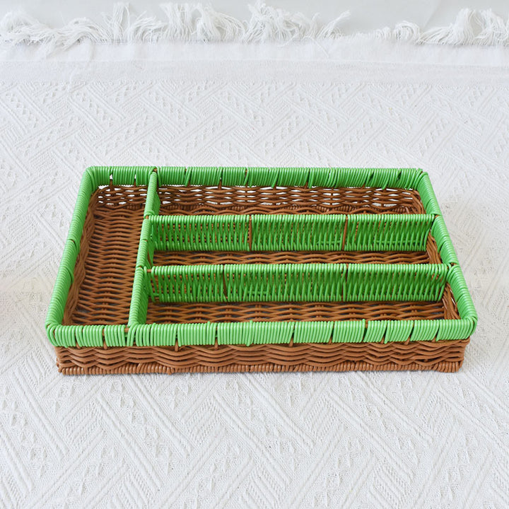 Stylish Multi-Compartment Woven Storage Organizer Stornfield