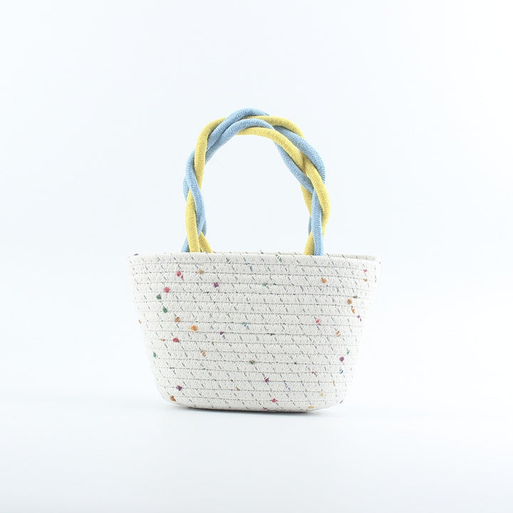 Fashionable straw bag with colorful accents Stornfield