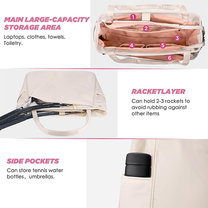 Sporty Tennis Tote Bag Stornfield