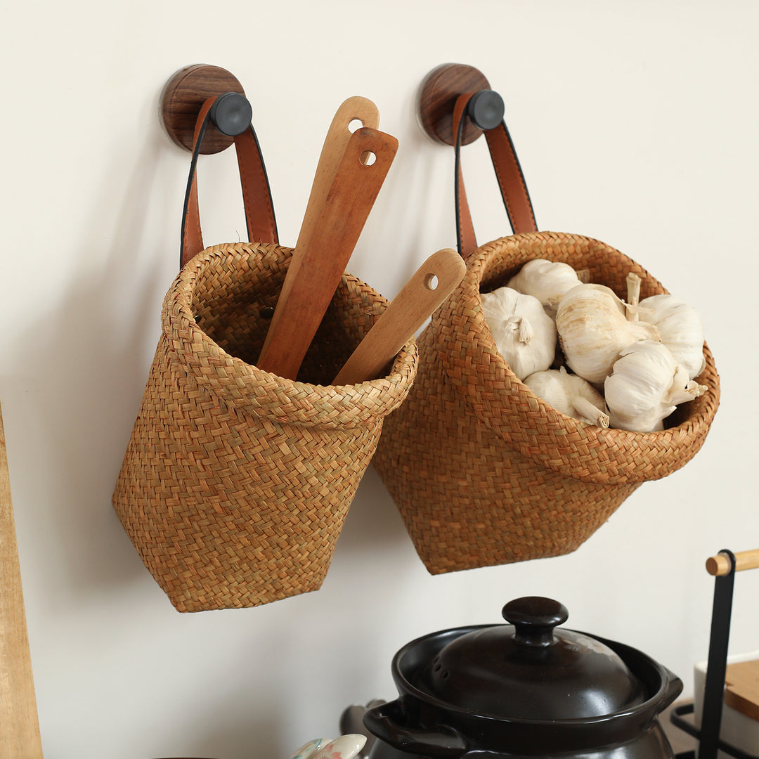 Unisex Handwoven Decorative Basket with Practical Handles Stornfield