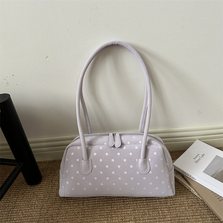 Polka Dot Retro Structured Handbag