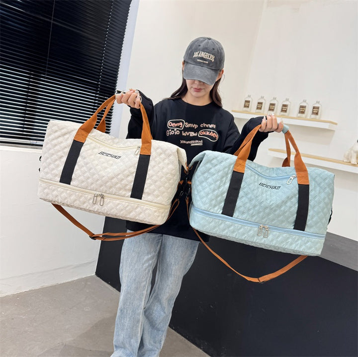 Quilted Travel Duffel Bag