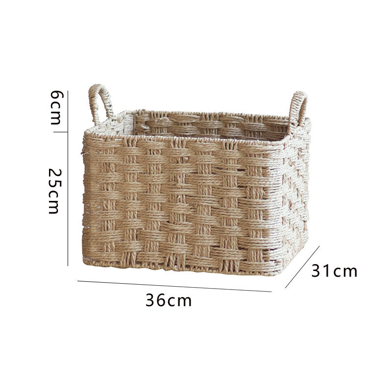 Handwoven storage basket Stornfield