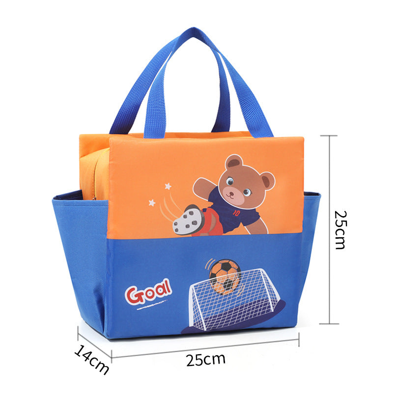 Fun Soccer-Themed Insulated Lunch Tote Stornfield