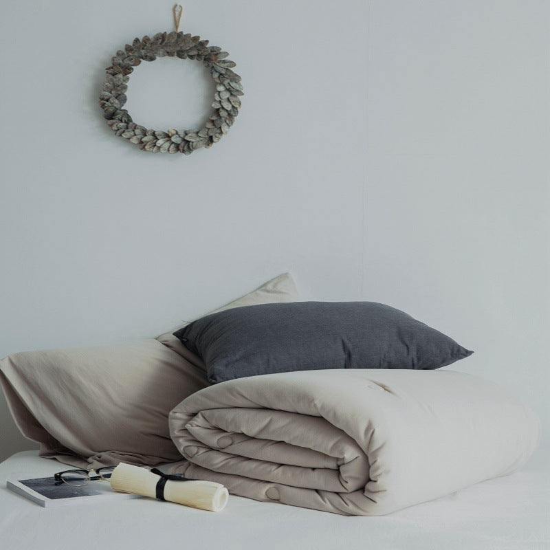 Reversible Quilted Cotton Comforter Blanket
