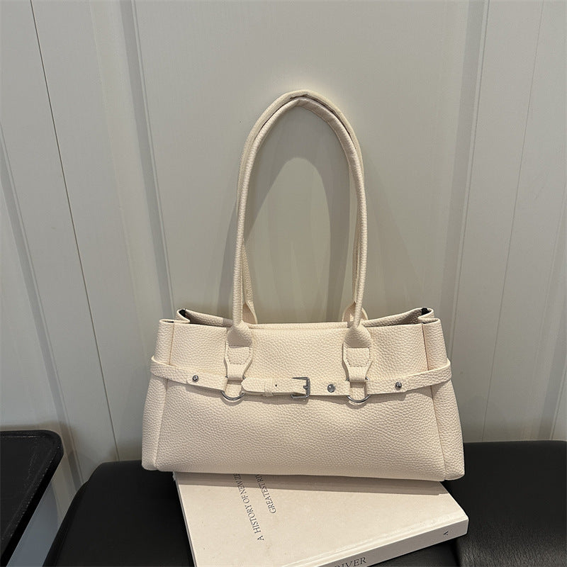 Structured Leather Handbag