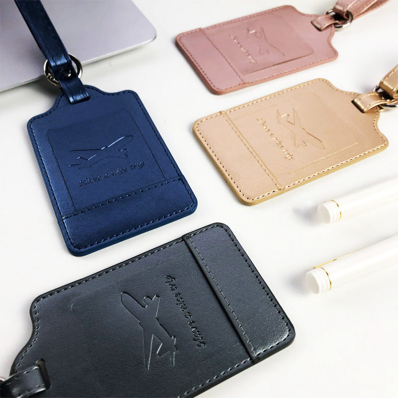 Premium PU Leather Travel Luggage Tag Stornfield