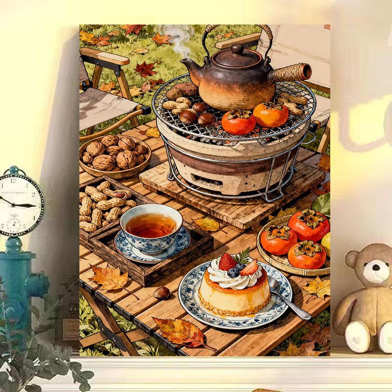 Autumn Harvest Kitchen Art Print Stornfield