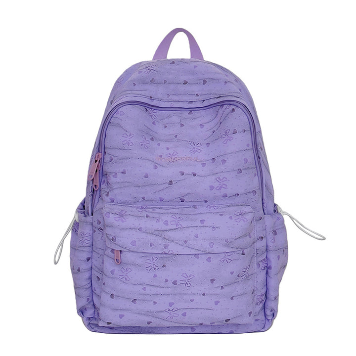 Stylish Heart Pattern Backpack Stornfield
