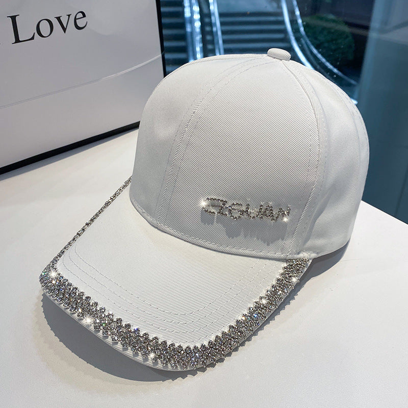 Women's Sparkling Rhinestone-Trimmed Baseball Cap Stornfield