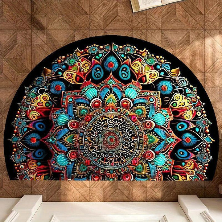 Circular Decorative Natural Stone Mat