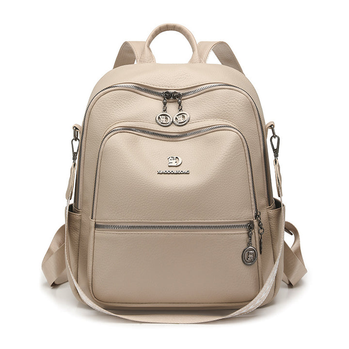 Multi-Functional Leather Backpack Stornfield