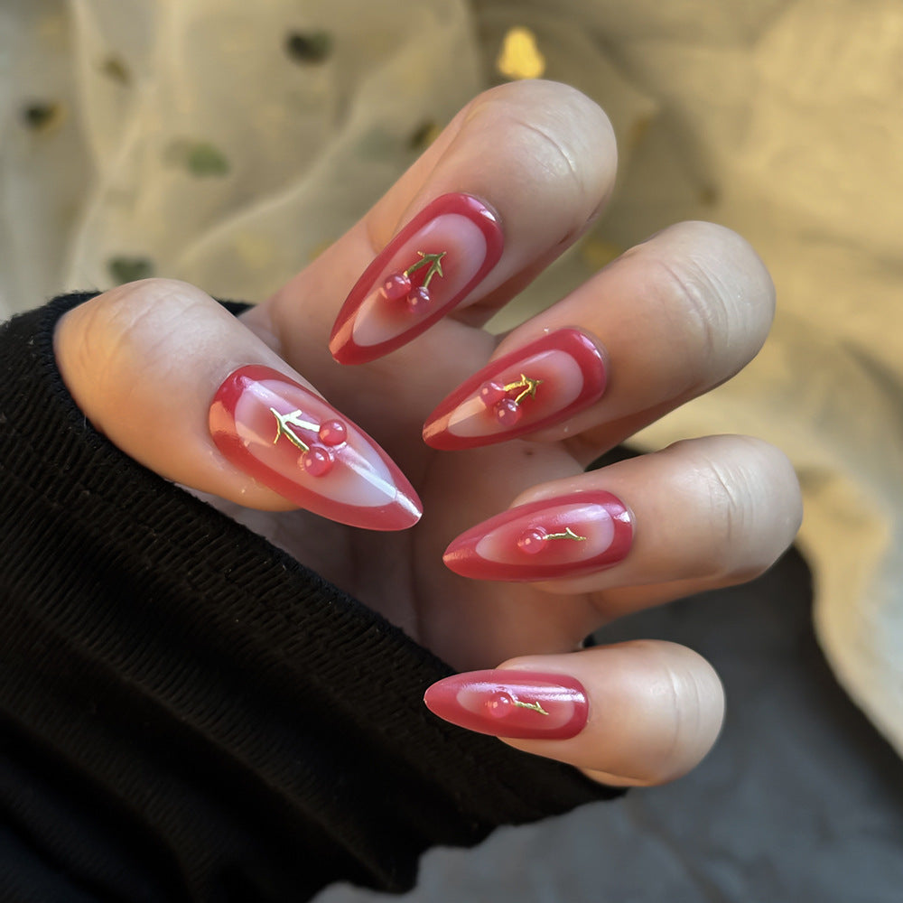 Premium Decorative Press-On Nail Set Stornfield