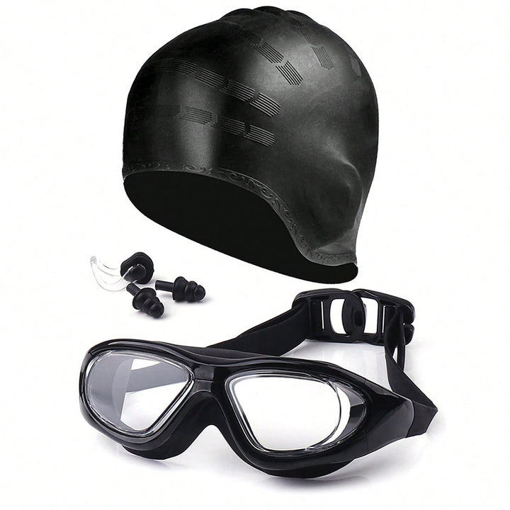 Swim set with comfort swim goggles and cap Stornfield