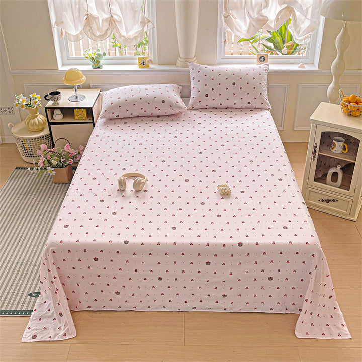 Cartoon-Themed Fitted Bed Sheet Set