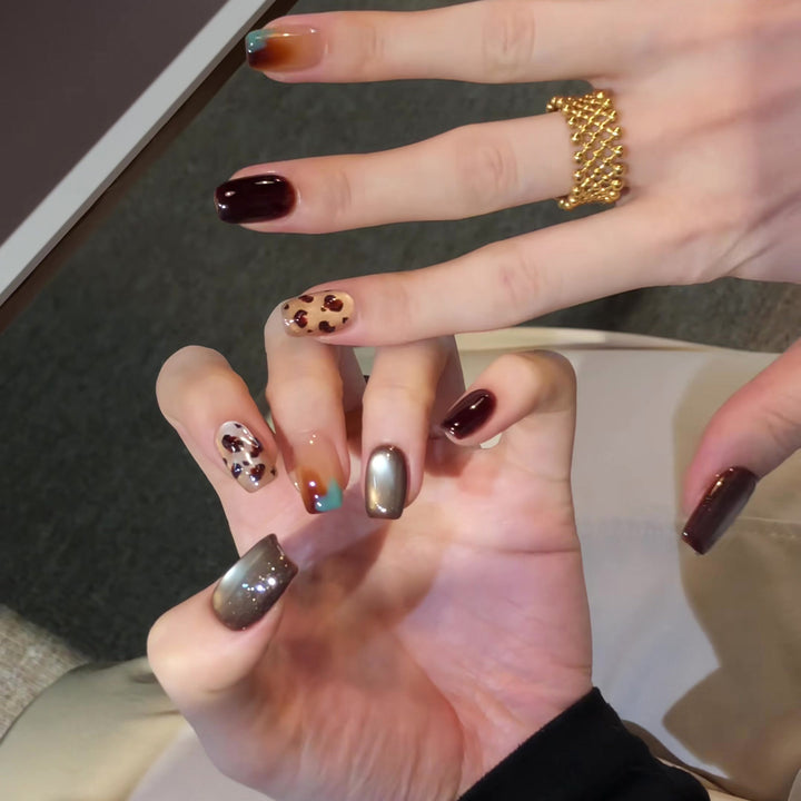 Artistic Press-On Nail Design Stornfield