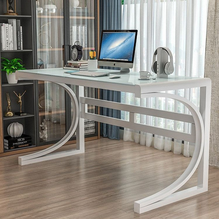 Modern Glass Desk Stornfield