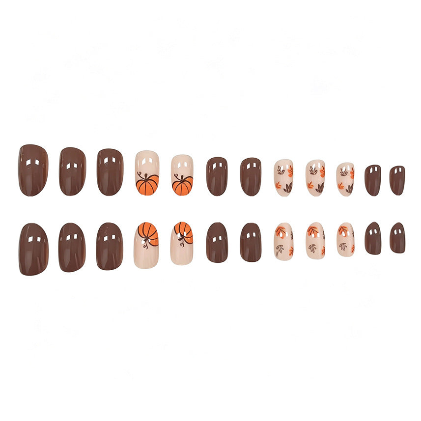 Autumn-Themed Nail Art Enhancements Stornfield