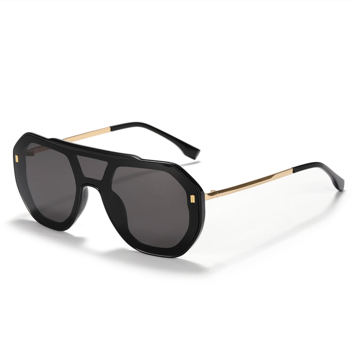 Women oversized geometric sunglasses with elegant frame Stornfield