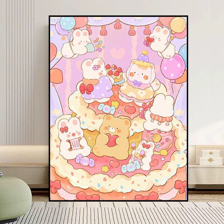 Whimsical Food-Themed Canvas Art Print Stornfield