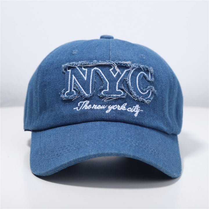 Women's Distressed Denim Baseball Cap Stornfield 1784084140