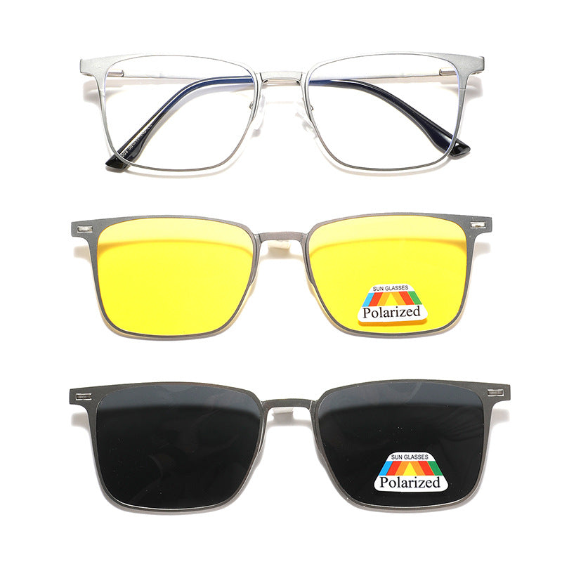 Women's fashionable sunglasses with interchangeable polarizing lenses Stornfield