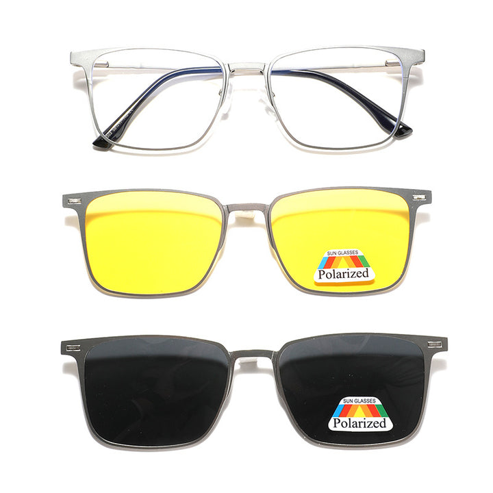 Women's fashionable sunglasses with interchangeable polarizing lenses Stornfield