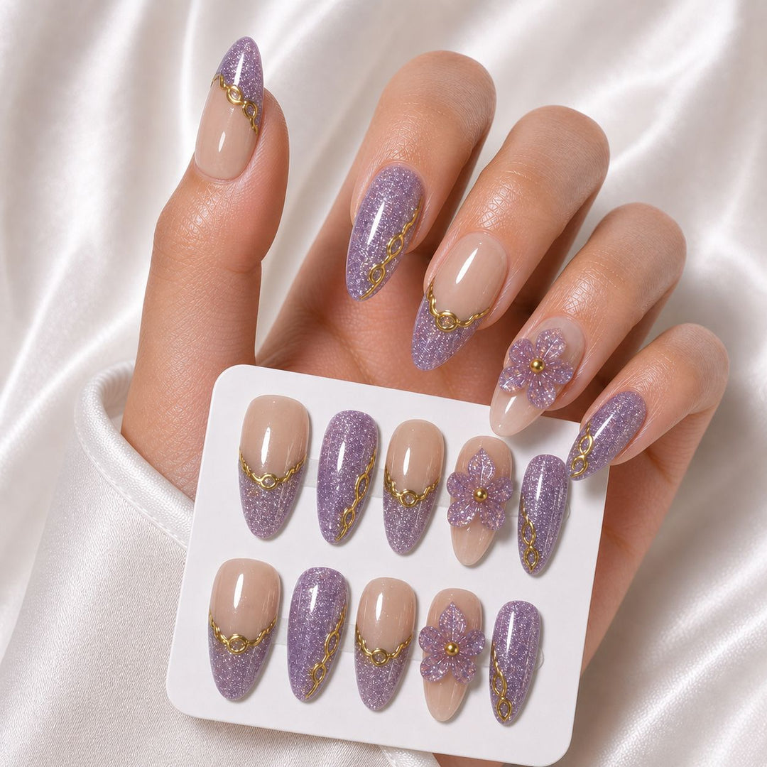 Artistic Glitter Nail Art Extensions Stornfield