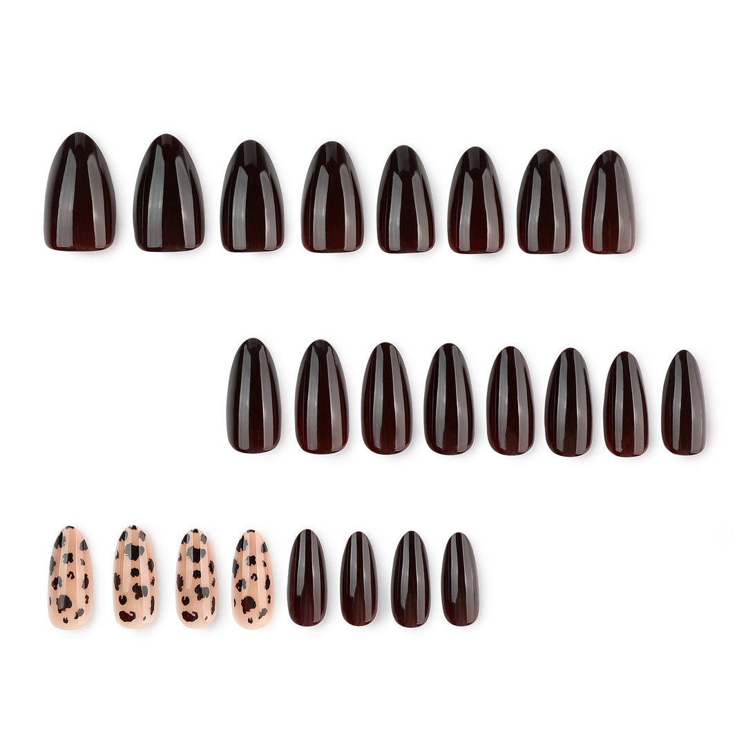Artful Nail Extensions with Elegant Animal Design Stornfield