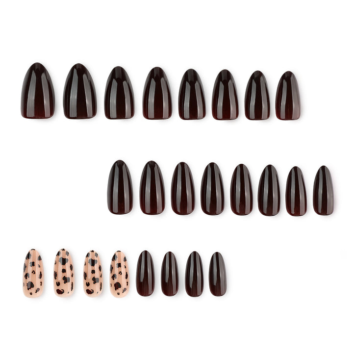 Artful Nail Extensions with Elegant Animal Design Stornfield