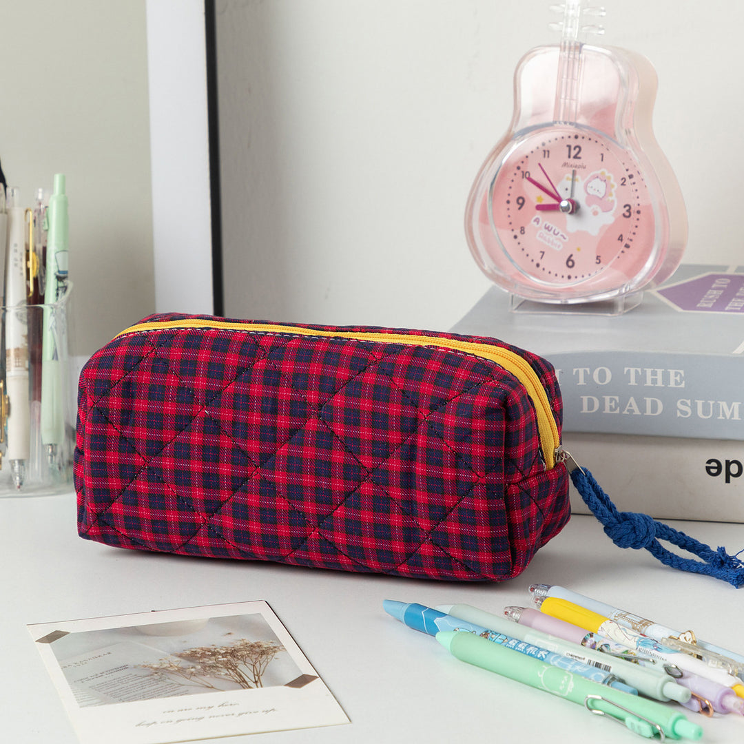 Quilted Zippered Pencil Case Stornfield