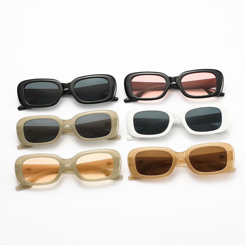 Women's fashionable square sunglasses with wide frame and UV protection Stornfield