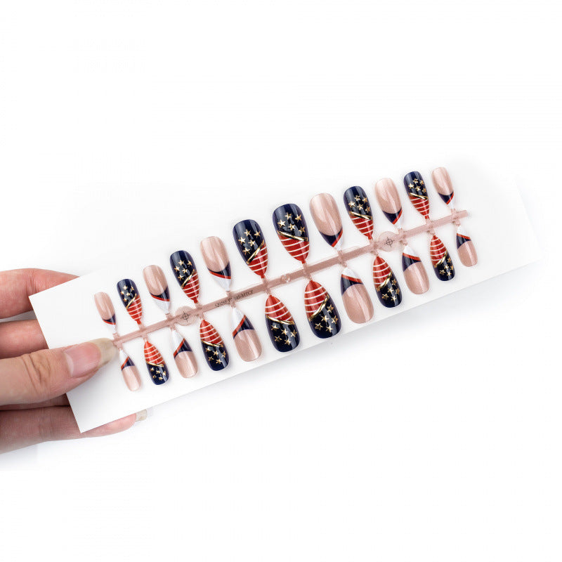 Soccer-Themed Press-On Nails