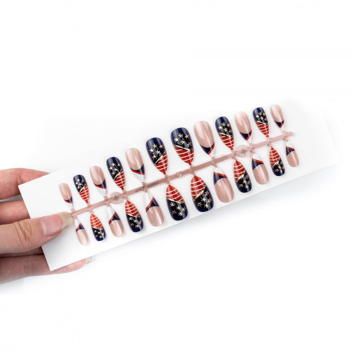 Soccer-Themed Press-On Nails