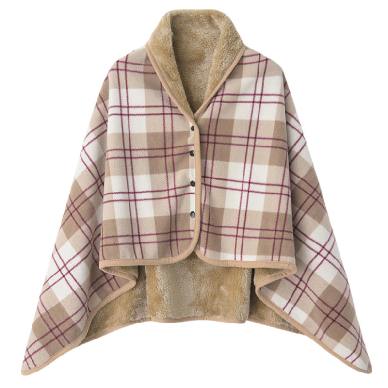 Ladies elegant warmkeeping poncho blanket Stornfield